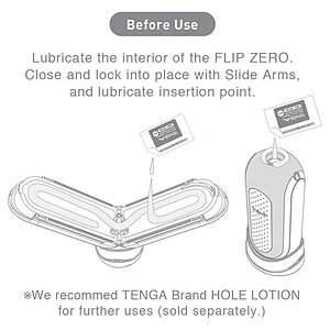 Tenga Flip Zero Gravity — 16cm Inserabil Negru
