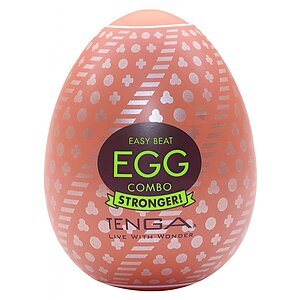 Tenga HARD BOILED II Ou Textură Spiralată Discret Alb