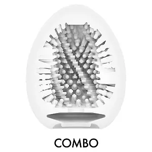 Tenga HARD BOILED II Ou Textura Spiralata Discret Alb pe SexLab