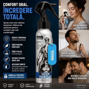 Tom Of Finland Spray Desensibilizant Oral 118 ml - Discret
