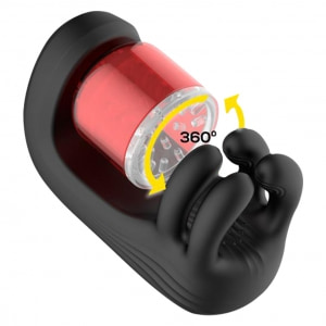 Torky - Compressing Rotating Masturbator with App Control Negru