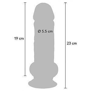 ToyJoy Deluxe Dildo densitate duală 23cm