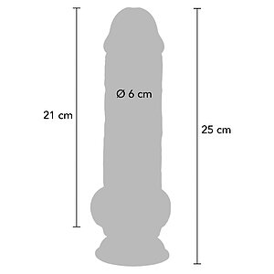 ToyJoy Deluxe Dual Densitate 25cm