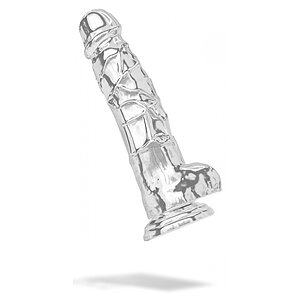 TOYJOY Get Real Clear 22.5 cm – Transparent cu Ventuză