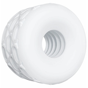 ToyJoy Hero 4în1: Inel C, Întinzător, Masturbator Alb