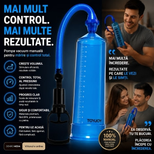 ToyJoy Power Pompă Manuală Pentru Penis Albastru