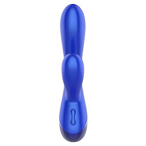 Triple Love Vibrator Rabbit Multifuncțional Albastru