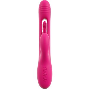 Triple Vibe Flicking – 3 Motoare, 7 Viteze, Reîncărcabil Roz