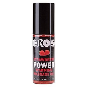Ulei de Masaj Strawberry Power Warming pe SexLab