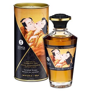 Ulei Masaj Aphrodisiac Warming Oil Caramel pe SexLab