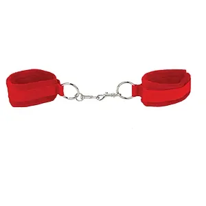 Velcro Cuffs Rosu pe SexLab