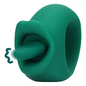 Vibrating Clitoral Stimulator Verde pe SexLab