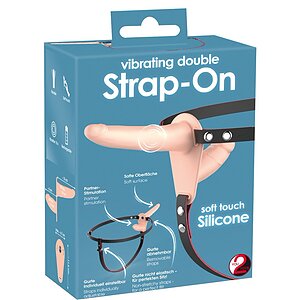 Vibrating Double Strap-On