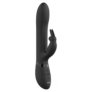 Vibrator Amoris Rabbit Negru pe SexLab