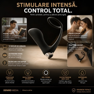 Vibrator Anal Cu Inel Black Velvets Negru