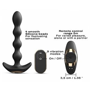 Vibrator Anal Dorcel Flexi Negru