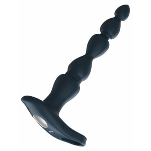 Vibrator Anal ELIXER Double Albastru pe Sexlab.ro