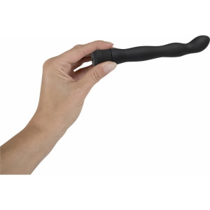 Vibrator Anal Lover 18cm Negru