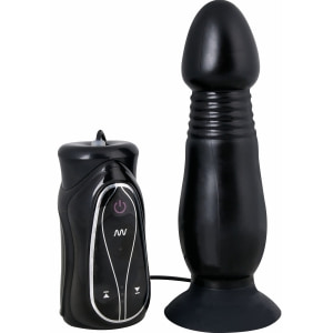 Vibrator Anal Pusher Negru Vibrator Anal Pusher Negru pe Sexlab.ro