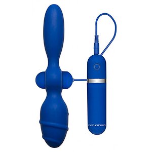 Vibrator Anal Titanmen Double Tool Albastru pe SexLab