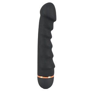 Vibrator Bendy Ripple Negru pe SexLab