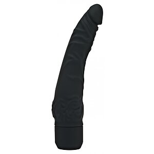 Vibrator Slim Cu Forma Curbata Punct G Vibrator Clasic Negru Rezistent La Apa