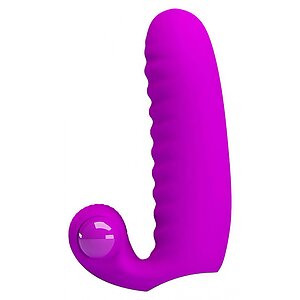 Degetar Din Silicon Pentru Stimulare Clitoridiana Pretty Love Abbott Vibrator Clitoridian Mov