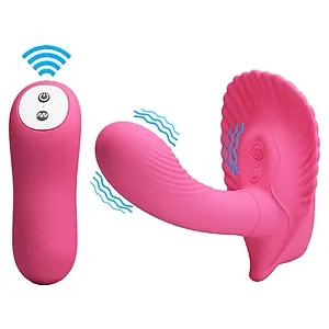Vibrator Cochilia Dragostei Cu Telecomandă Roz pe SexLab