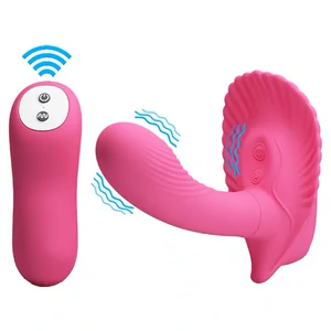 Vibrator Cochilia Dragostei Cu Telecomanda Roz Stimulator Clitoridian Din Silicon Medical Rezistent La Apa