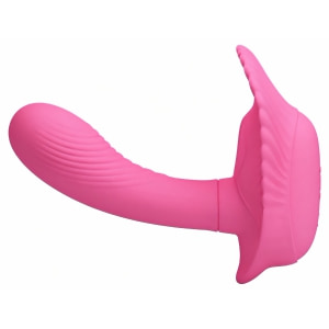 Vibrator Cochilia Dragostei Cu Telecomandă Roz