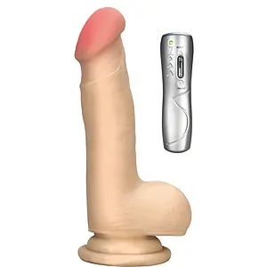 Vibrator cu Ventuza FleshX 6.5inch pe SexLab