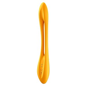 Vibrator Cuplu Elastic Joy Portocaliu