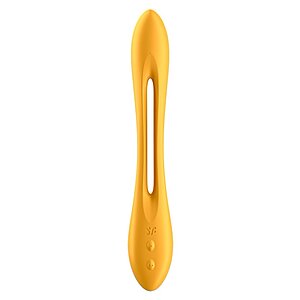 Vibrator Cuplu Elastic Joy Portocaliu