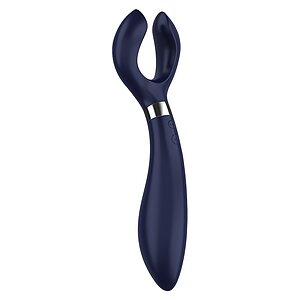 Vibrator Cuplu Partner Multifun 3 Albastru pe SexLab