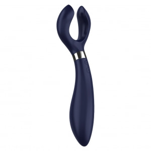 Vibrator Cuplu Partner Multifun 3 Albastru pe Sexlab.ro