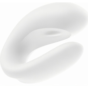 Vibrator Cuplu Satisfyer Double Joy Alb