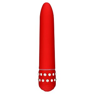 Vibrator Diamond Superb Rosu pe Sexlab.ro
