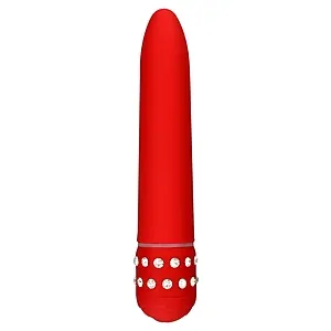 Vibrator Diamond Superb Rosu pe SexLab