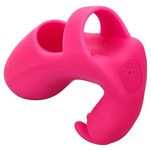 Vibrator din Silicon Pentru Plăcere cu Degetul Roz