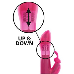 Vibrator Dorcel Furious Rabbit Roz pe SexLab