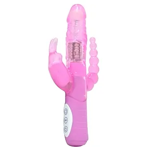 Vibrator Dual Pleasure Rabbit Roz pe SexLab