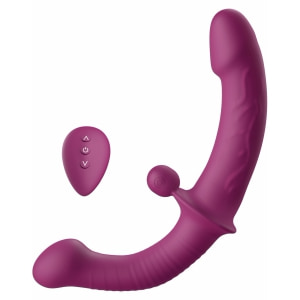 Vibrator Dual Punctul G — 10 Moduri, 2 Motoare, Reîncărcabil Mov Vibrator Dual Punctul G — 10 Moduri, 2 Motoare, Reîncărcabil Mov pe Sexlab.ro