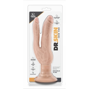 Vibrator Dublu Dr. Skin Penis Vibes