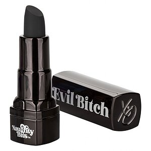 Vibrator Evil Lipstick Negru pe SexLab