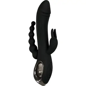 Vibrator Evolved Trifecta Negru Vibrator Evolved Trifecta Negru pe SexLab