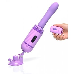 Vibrator ThrustHer Fantasy Love Cu Împingere Mov