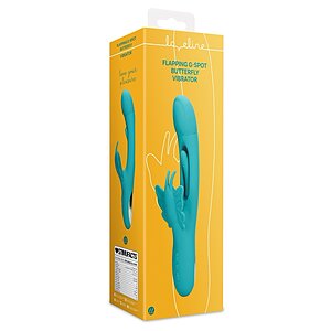 Vibrator Fluture G 3 Motoare Peste 10 Moduri Reîncărcabil Albastru