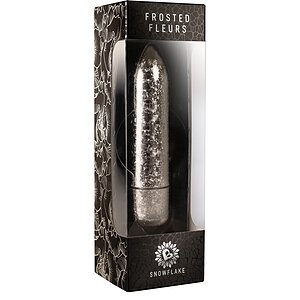 Vibrator Frosted Fleurs Snowflake Argintiu