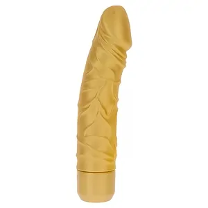 Vibrator Gold Dicker Original Auriu pe SexLab