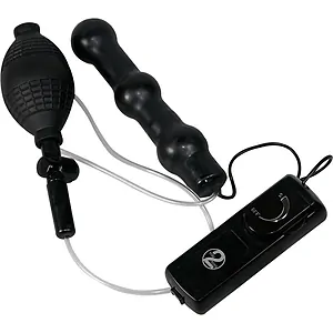 Vibrator Gonflabil Unisex Zepplin Negru pe Sexlab.ro